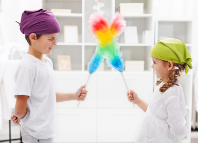 Tâches ménagères et enfants: que peuvent-ils faire?